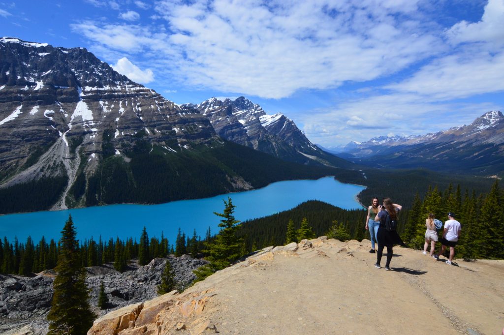 Peyto Lake Hiking with Toddlers and Small Children