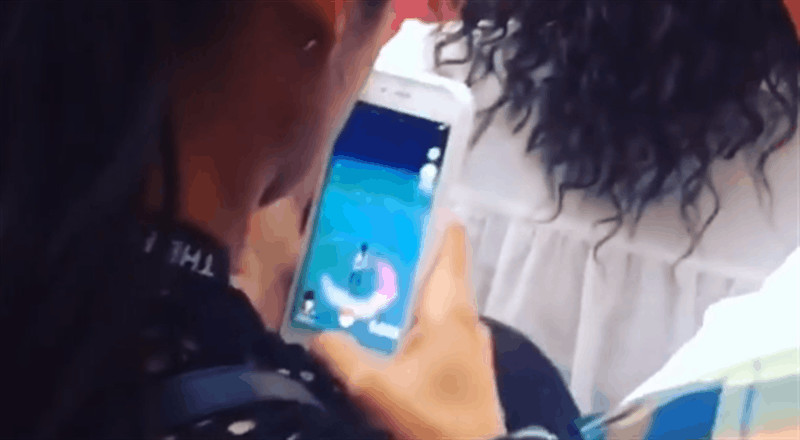 girl on pokemon at beyonce concert