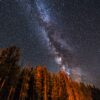 star gazing at yellowstone national park